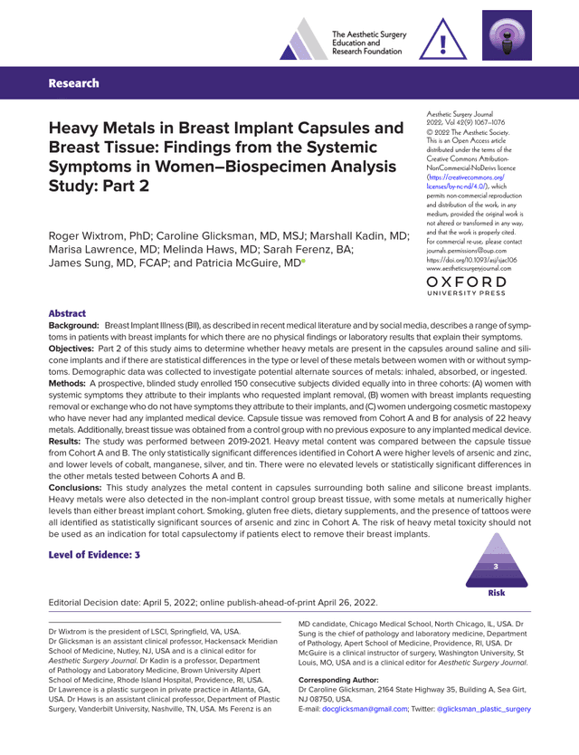 Microbes, Histology, Blood Analysis, Enterotoxins, and Cytokines: Findings From the ASERF Systemic Symptoms in Women–Biospecimen Analysis Study: Part 3preview image